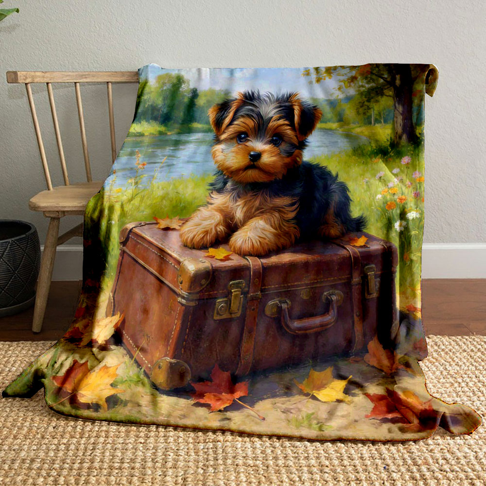 3D Printing Yorkshire - Cobertor 3D Yorkshire Terrier com tema