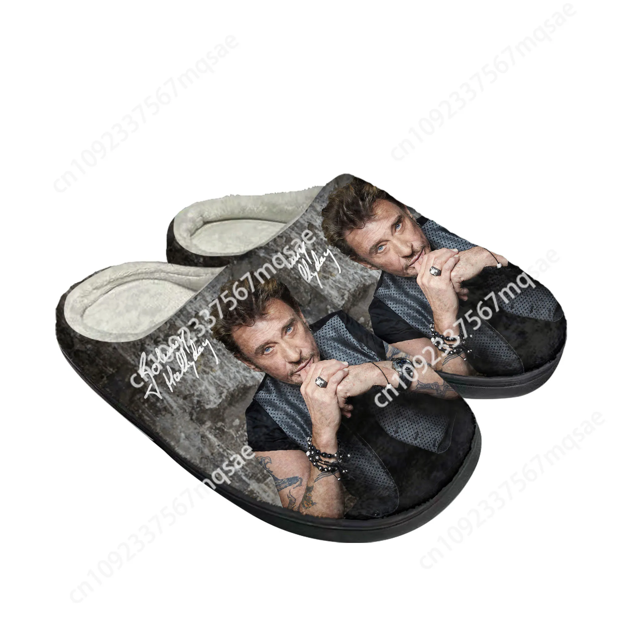 3D Printing Custom - Johnny hallyday rock cantor casa chinelos