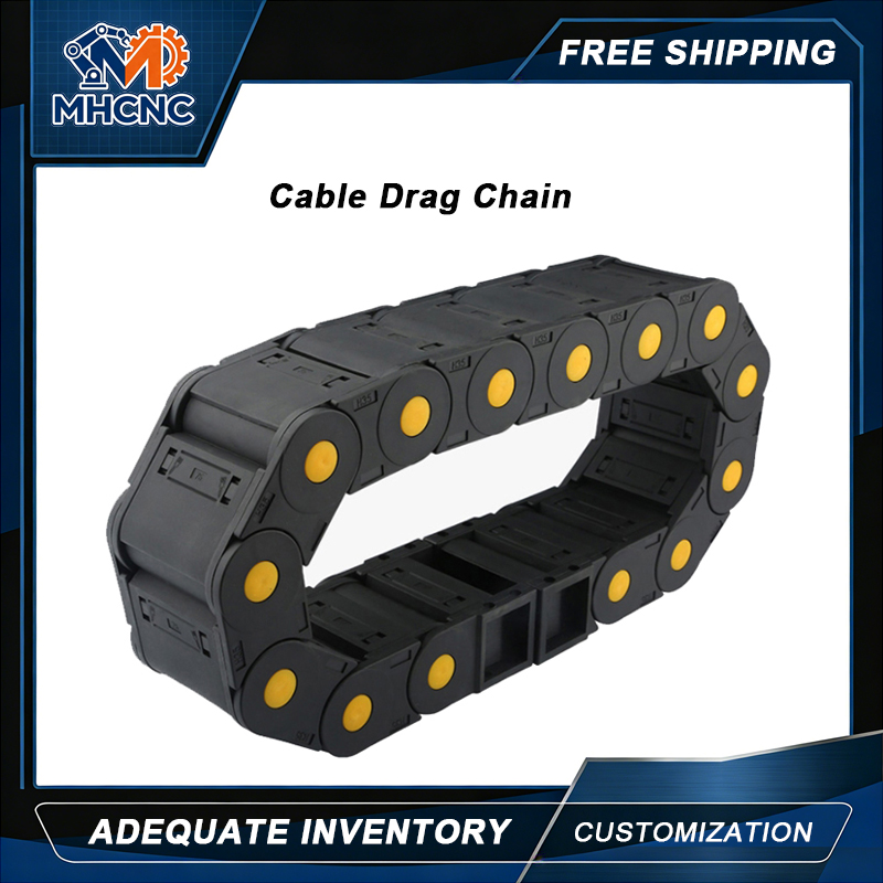 3D Printer Cable Chain - MHCNC R55-R125 Corrente Porta-Cabos Fechada 20x25-20x103mm