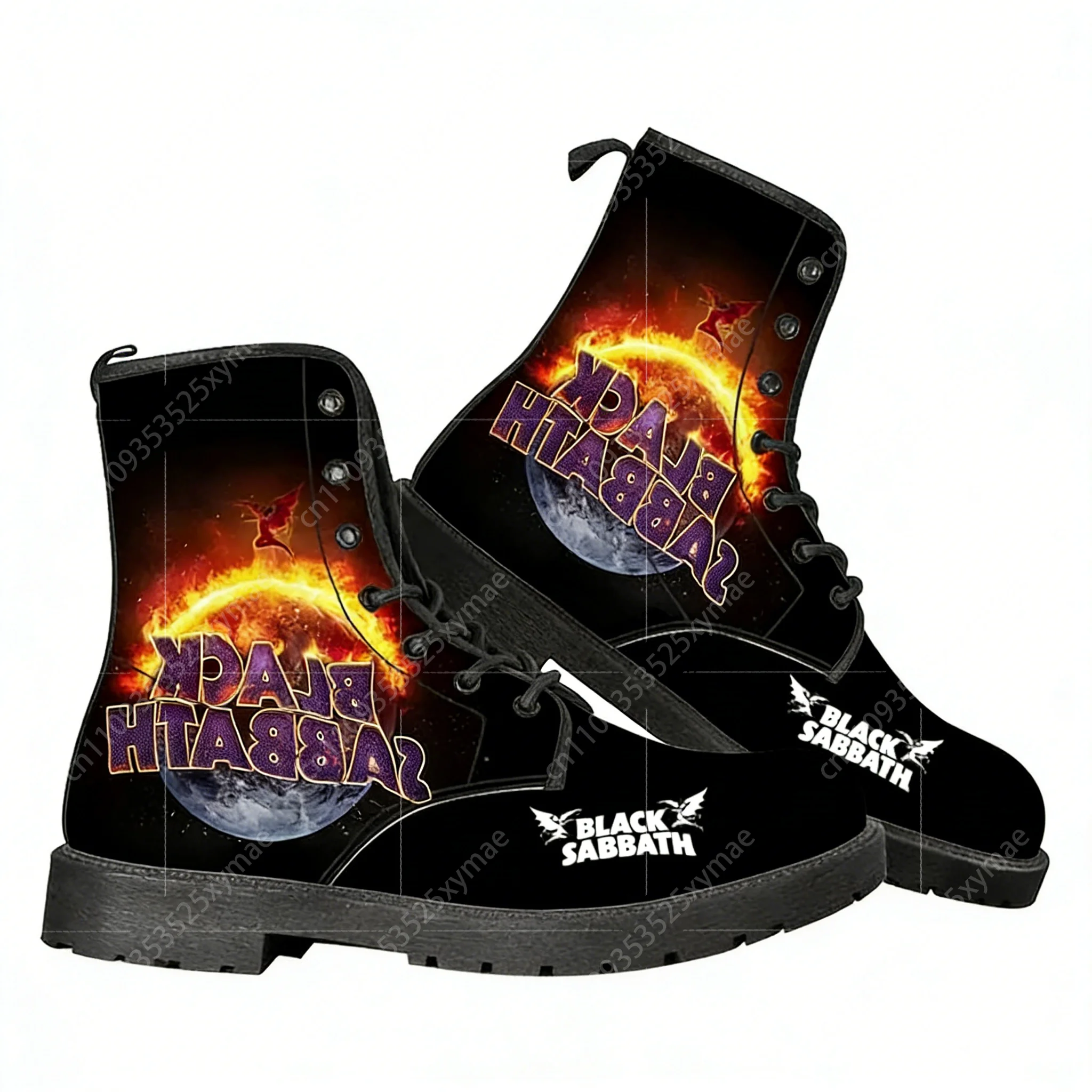 3D Printing Custom - Botas casuais da banda de rock