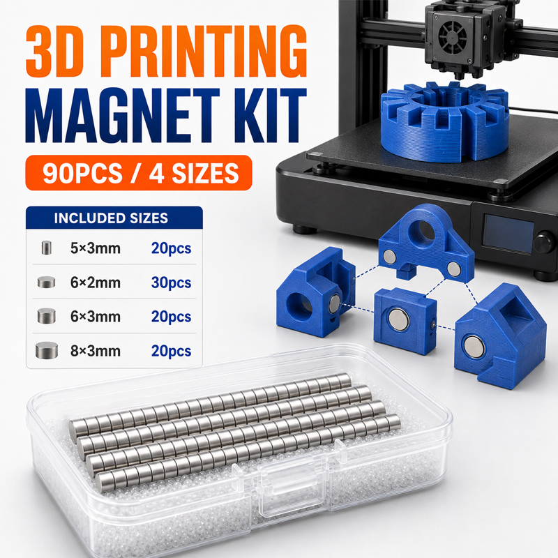 3D Printing Housing - Kit de Ímãs para Impressão 3D
