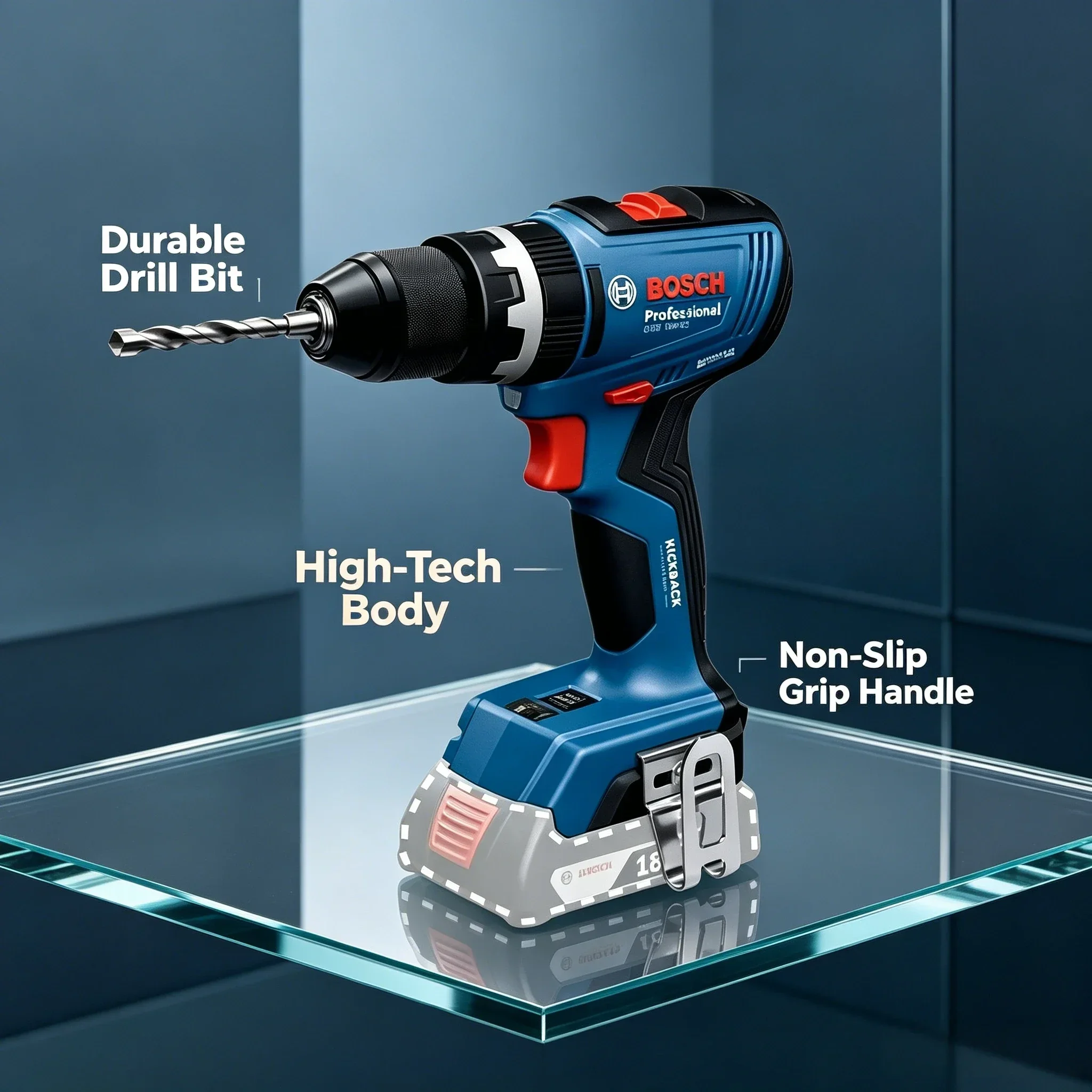 Bosch Drill Gsb 18V - Bosch GSB 18V-65 Professional, Kit de