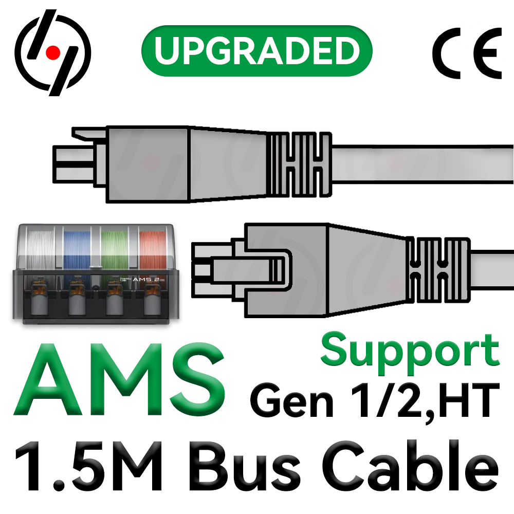 3D Printer Cable Chain - Cabo de Barramento de 6 Pinos