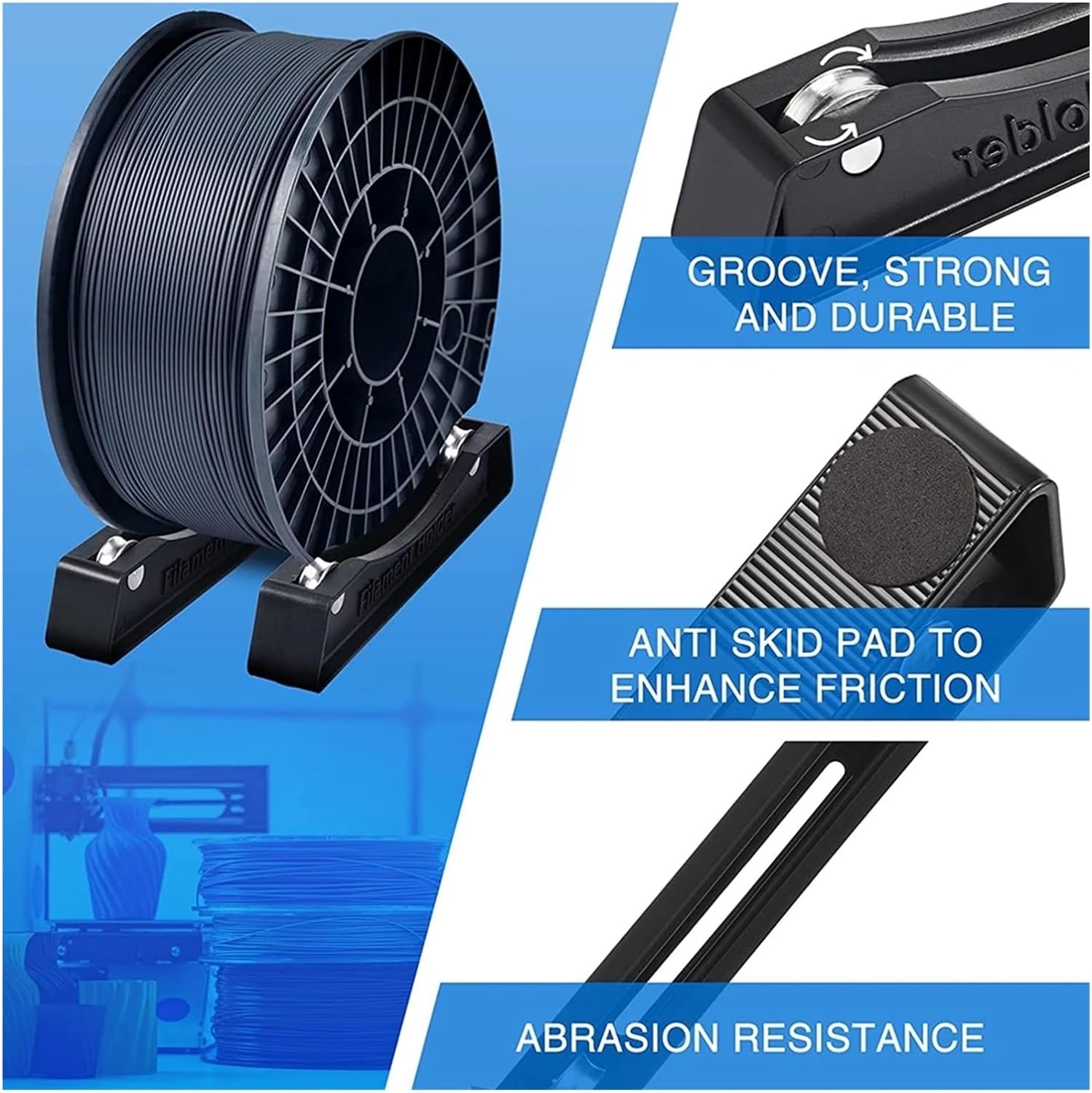 Abs Filament Spool - Suporte para Bobina de Filamento de