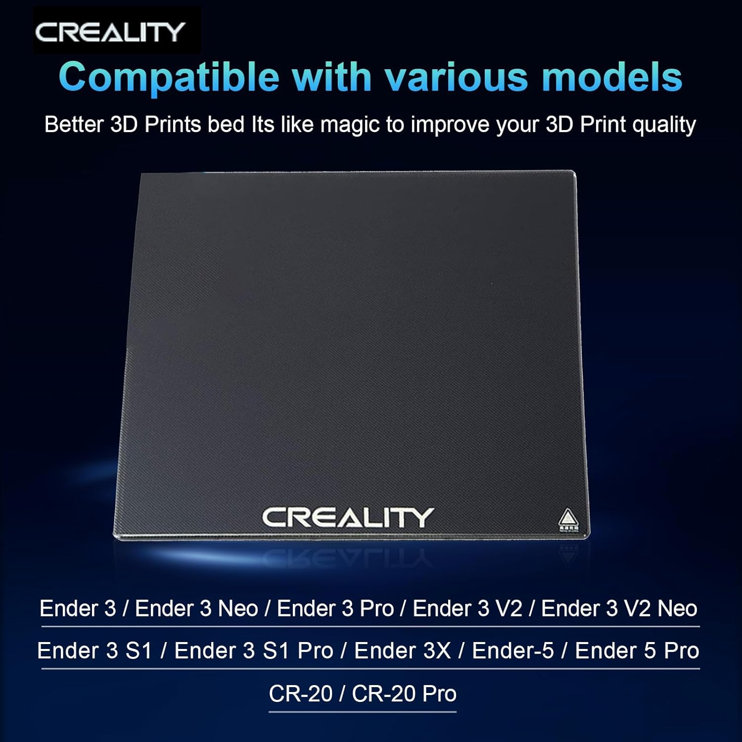 3D Printing Glass - Plataforma de Vidro Oficial Creality Ender