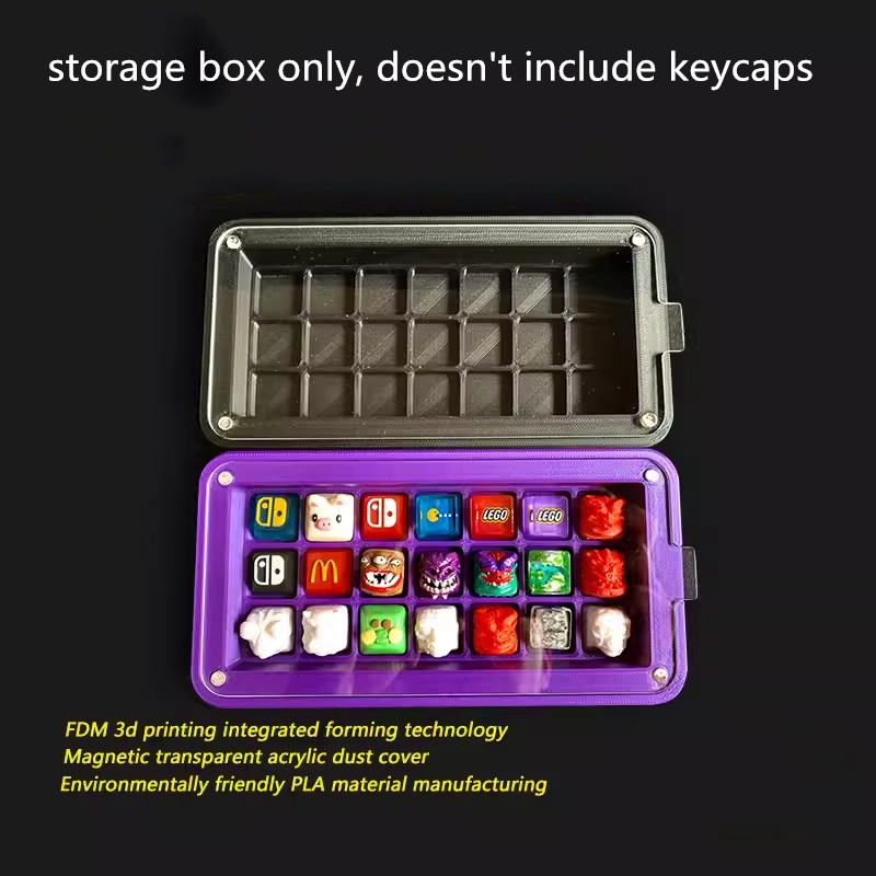 Dustproof Caixas De Armazename - 3D Printing Keycaps avaliação e preço