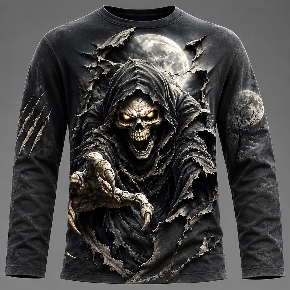 Camiseta Masculina de Manga Lo - 3D Printing Custom avaliação e preço
