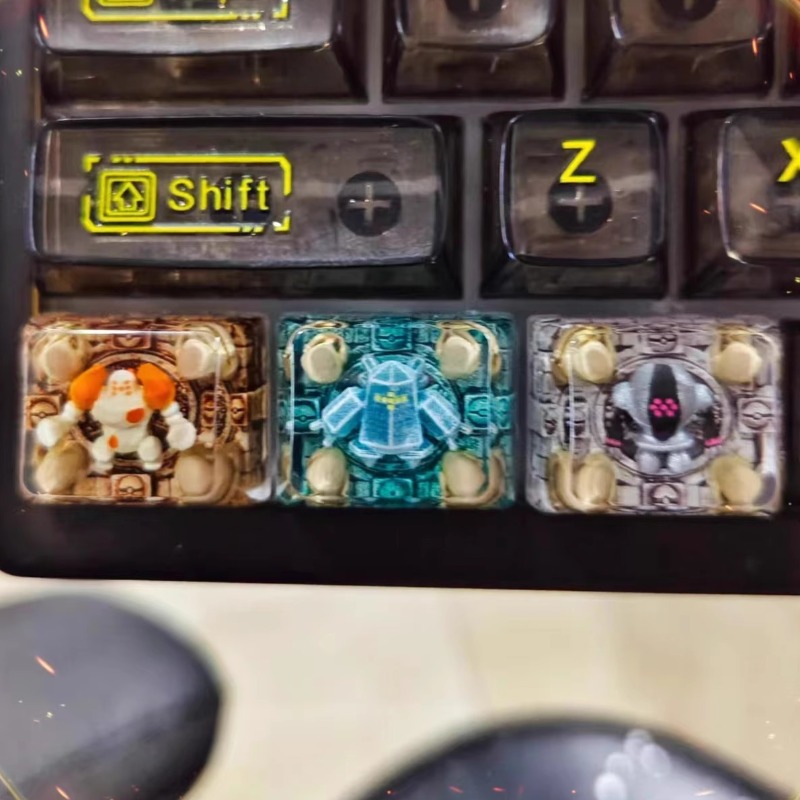 Pokemon anime keycaps 1u 1.25u - 3D Printing Keycaps avaliação e preço