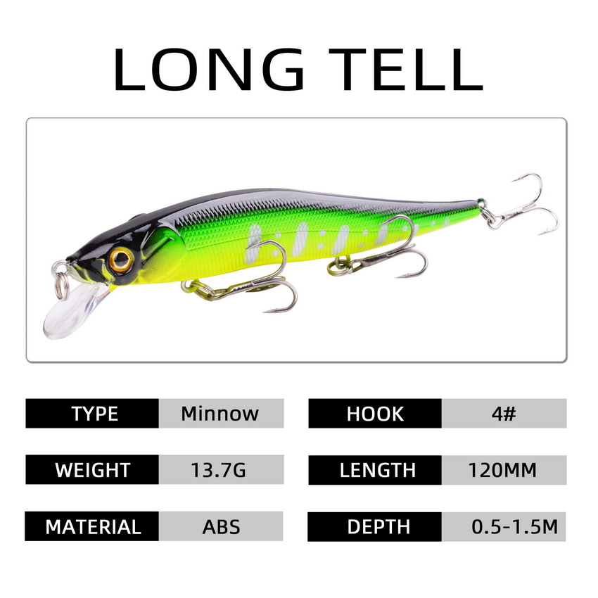 1 Isca Artificial de Pesca 115 - 3D Printing Lure avaliação e preço
