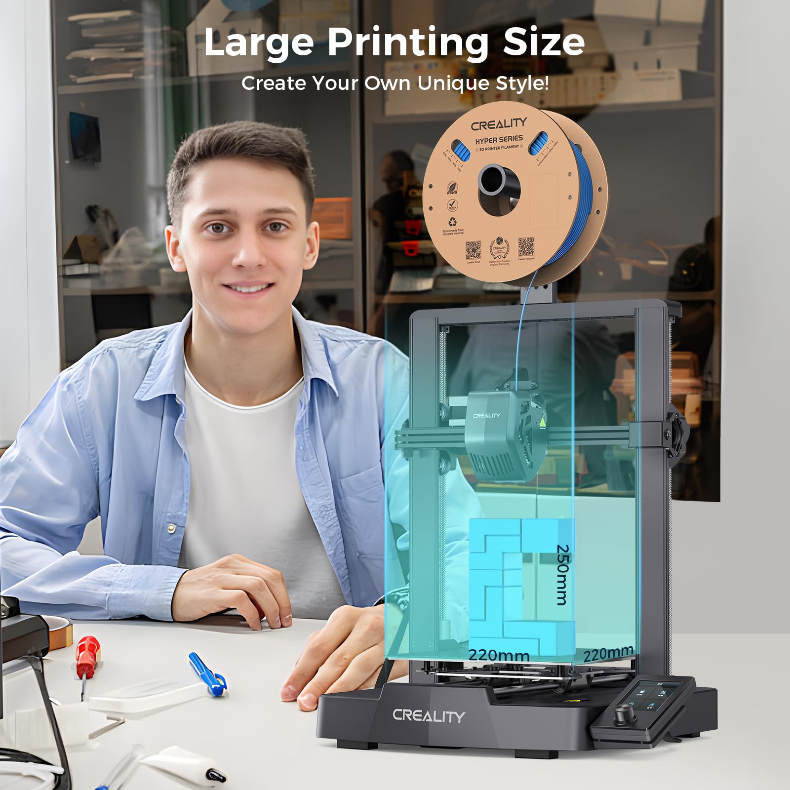 Creality Ender-3 v3 se impress - 3D Printing Creality avaliação e preço