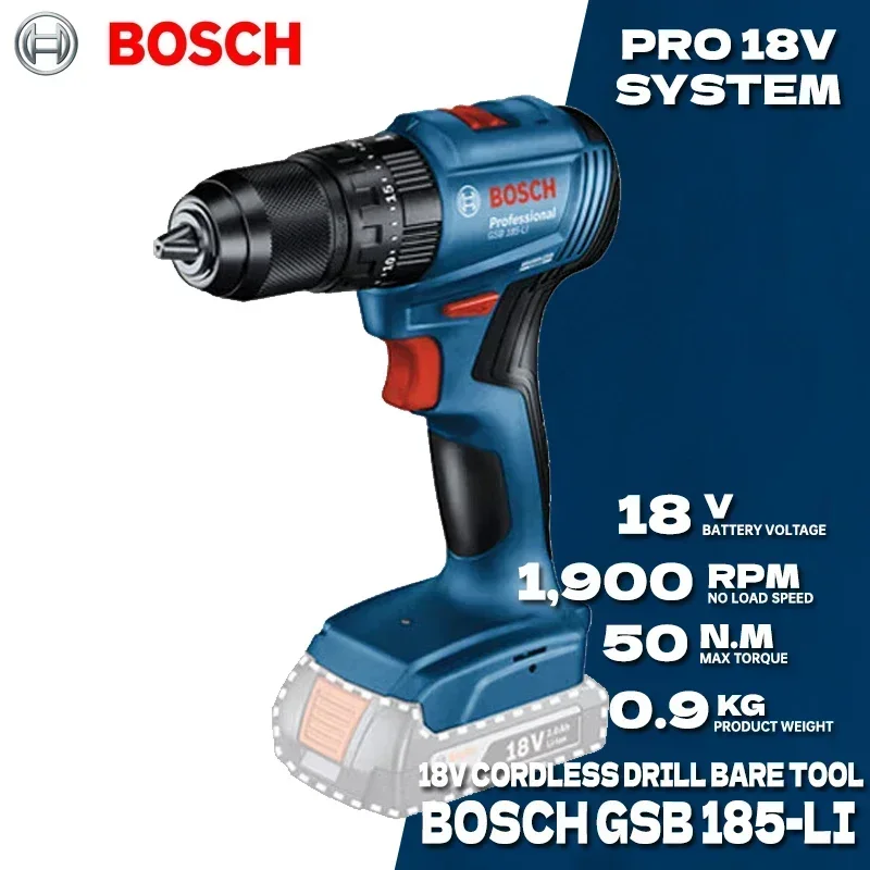 Furadeira de Impacto Sem Fio B - Bosch Drill Gsb 18V avaliação e preço