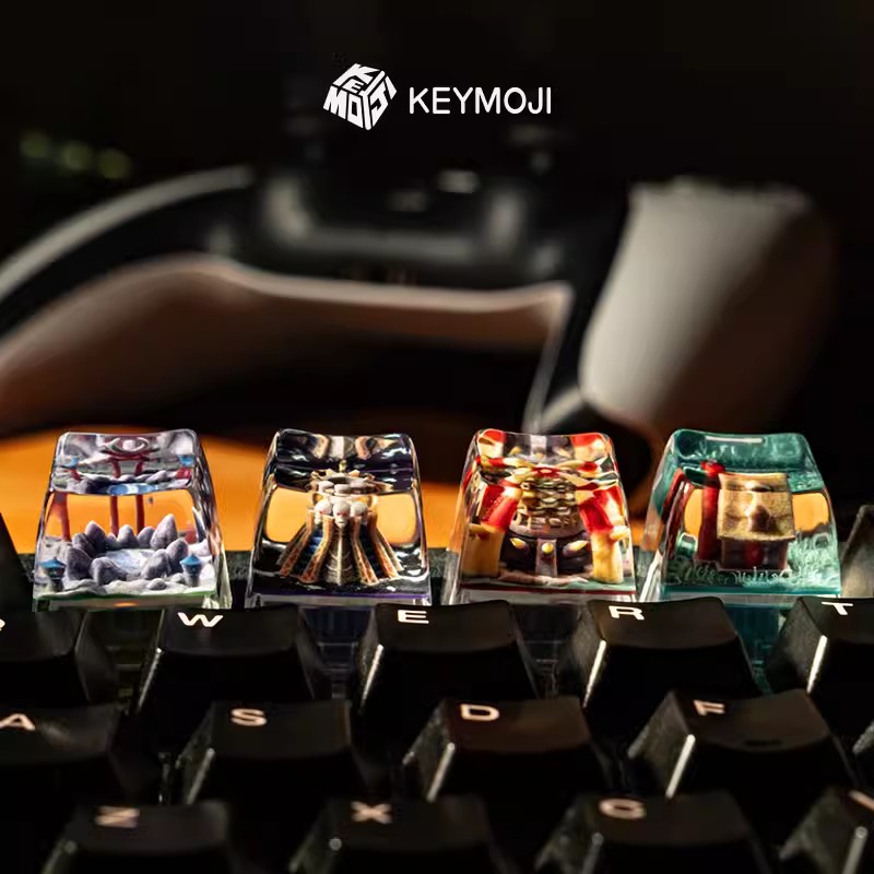 Keymoji WOW Resina Keycap, Upg - 3D Printing Keycaps avaliação e preço