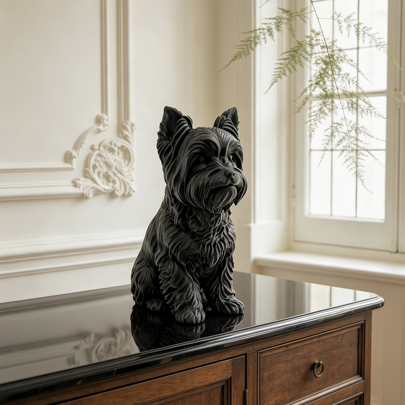 Estátua de Yorkshire Terrier I - 3D Printing Yorkshire avaliação e preço