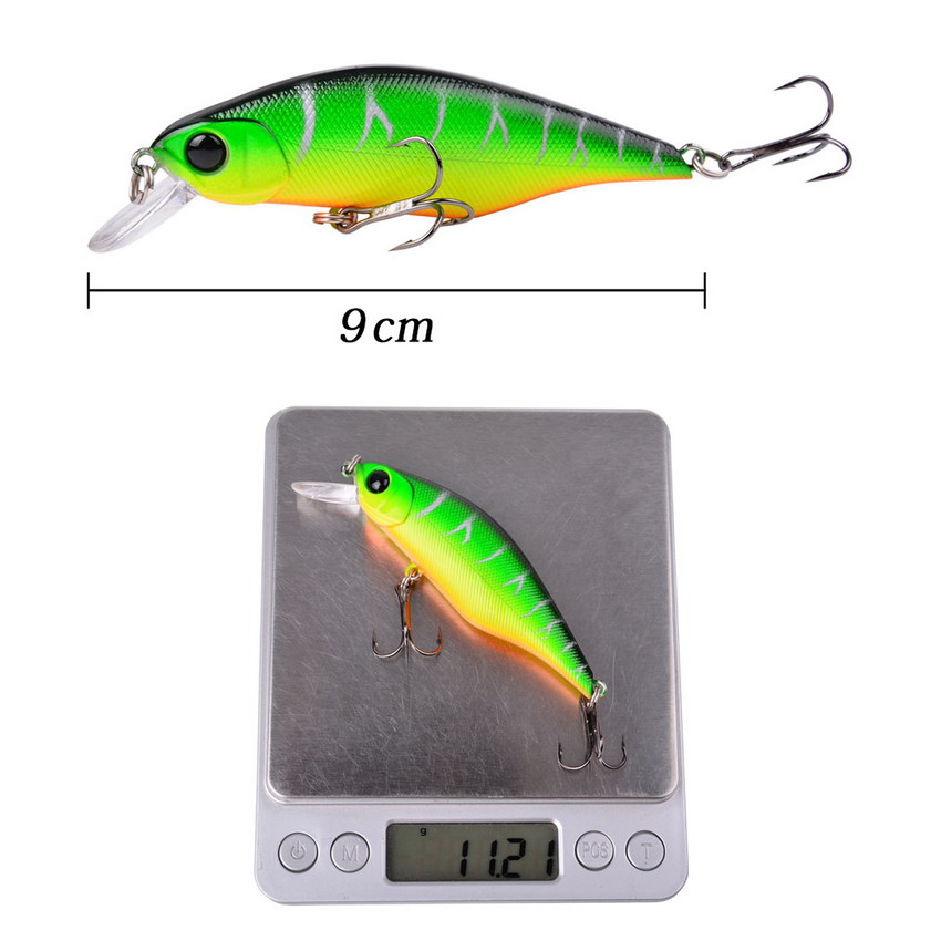 1 pçs de alta qualidade minnow - 3D Printing Lure avaliação e preço